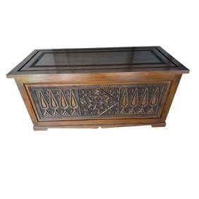 20th century Middle Eastern Syrian Wood Trunk.