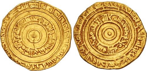 Egypt Gold Dinar 365-386 AH Fatimids. al-'Aziz billah. AH 365-386 / AD 975-996.