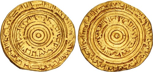 Egypt Gold Dinar 365-386 AH Fatimids. al-'Aziz billah. AH 365-386 / AD 975-996. AV Dinar (19.6mm,