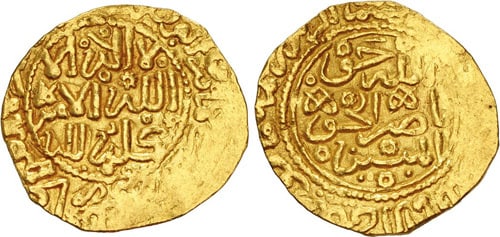 Middle East Gold Dinar 1082-1139 AH Alawi Sharifs. Isma‘il al-Samin. AH 1082-1139 / AD 1672-1727.