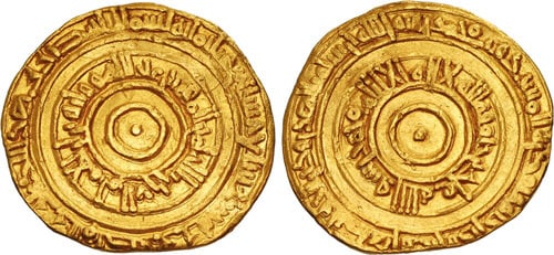 Egypt Gold Dinar 365-386 AH Fatimids. al-'Aziz billah. AH 365-386 / AD 975-996. AV Dinar (20.8mm,