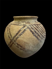 Ancient Near Eastern Decorated Pottery Vessel c.1000 BC.