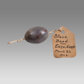 Ancient Egyptian Agate Bead c.2nd century BC. Pedgree 1922.