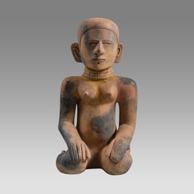 Ecuadorian Style Birthing Figure from Huancavilca.