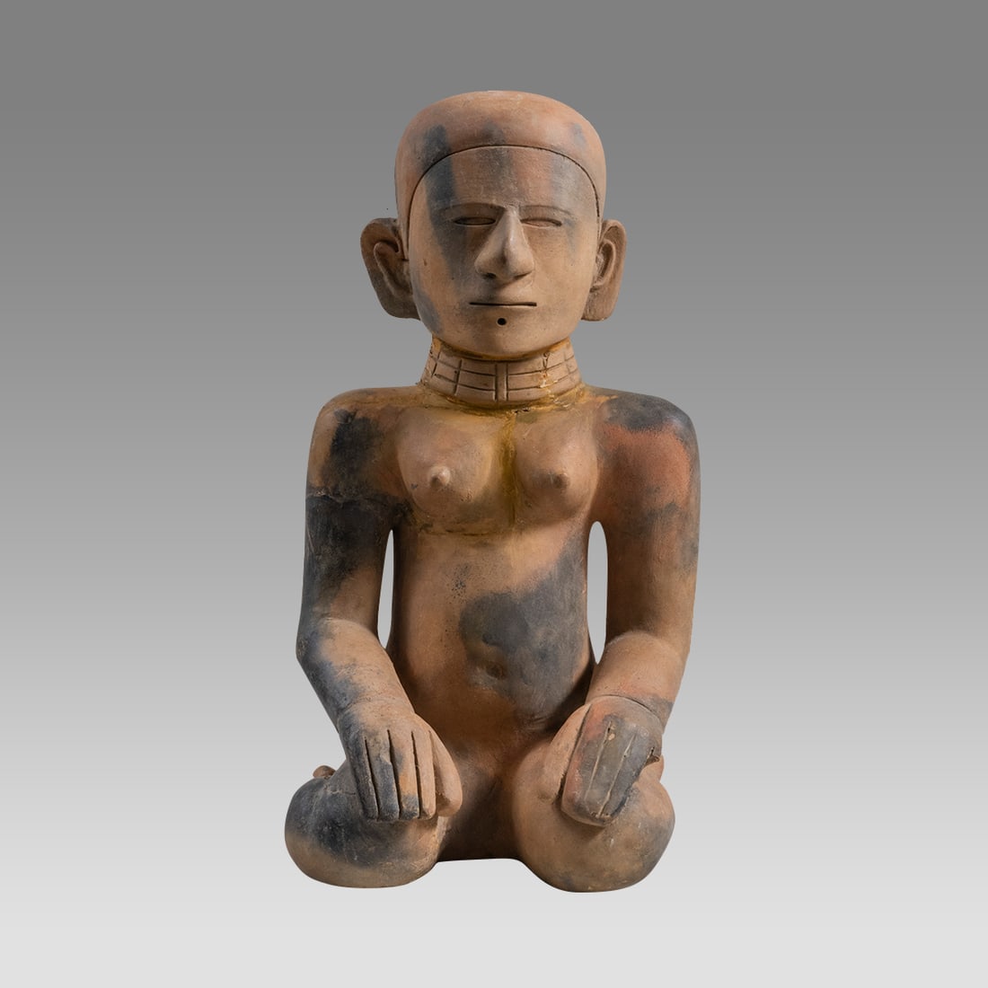 Ecuadorian Style Birthing Figure from Huancavilca.: Ecuadorian Style Birthing Figure from Huancavilca. Size 11 1/4 inches high. Ex. James Judge, Florida. Gold Mask Gallery.