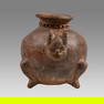 Colima Style Pottery Vessel, Colombia. Style of Ilama phase.