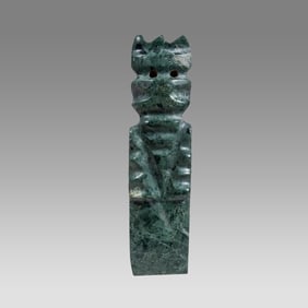 Costa Rican Style Stone Axe God.