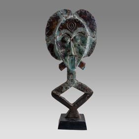 Kota Style Reliquary. Size 22 inches High. (56cm). Gabon style.,