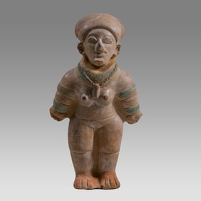 Jamacoaque Female Figure Ca. 500 - 1000 A.D., Ecuador.