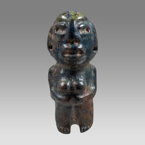 Olmecoid Small Stone Figure.