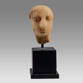Ancient Roman Holyland Marble Head c.1st century BC, 1st century AD.