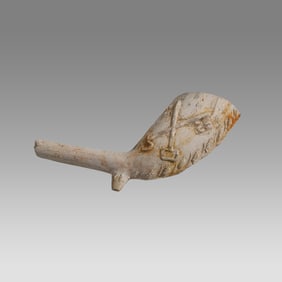 Antique England, Victorian Ceramic Pipe.