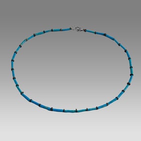 Ancient Egyptian Faience, Necklace c.300-50 BC.
