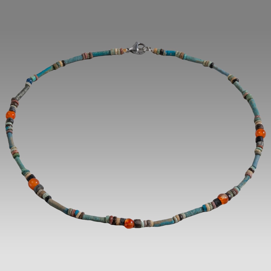 Ancient Egyptian Faience, Necklace c.300-50 BC. (1 of 1)