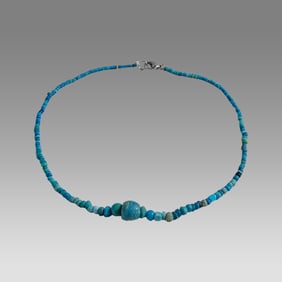 Ancient Roman Glass Bead Necklace c.200 AD.