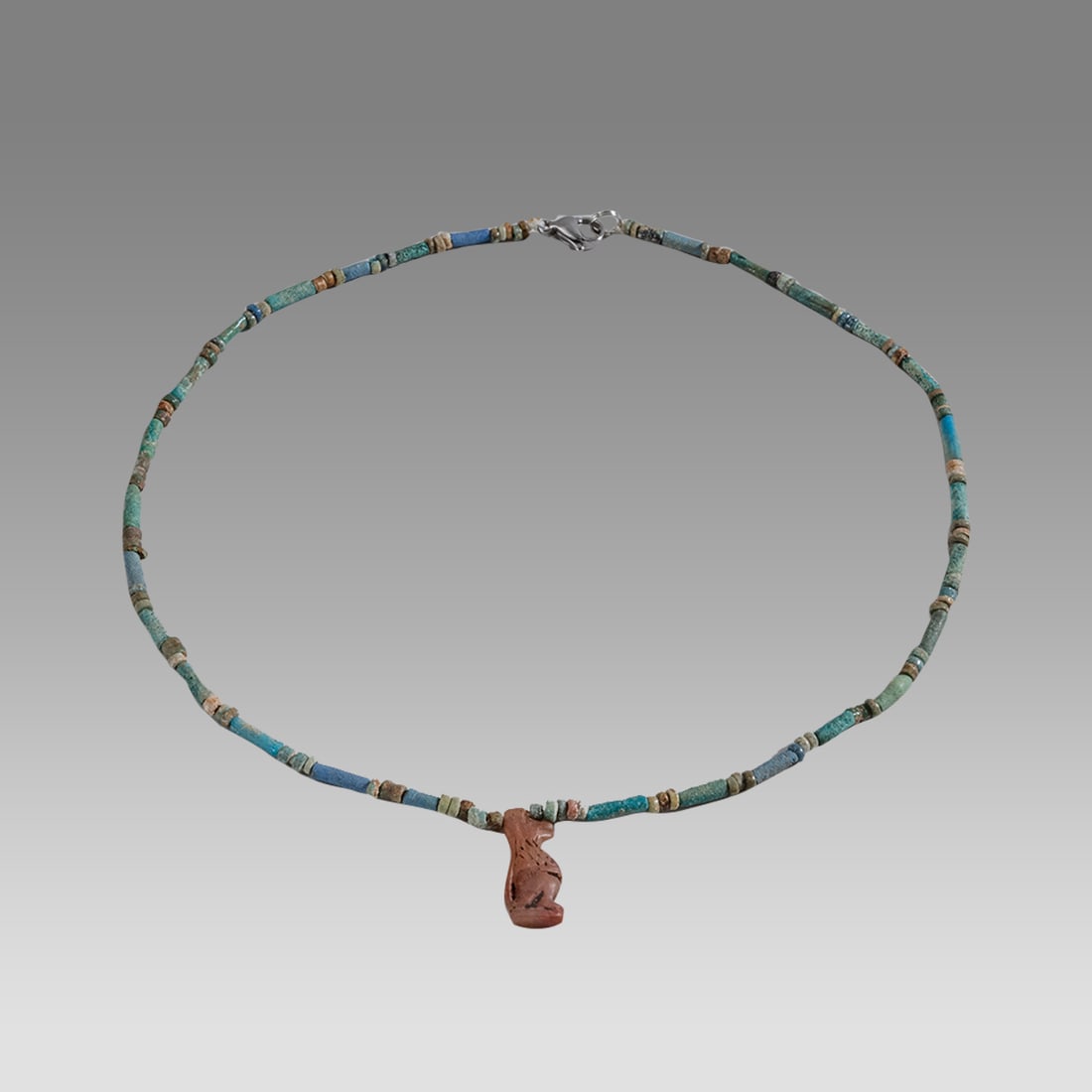 Ancient Egyptian Faience, Necklace c.300-50 BC. (1 of 1)