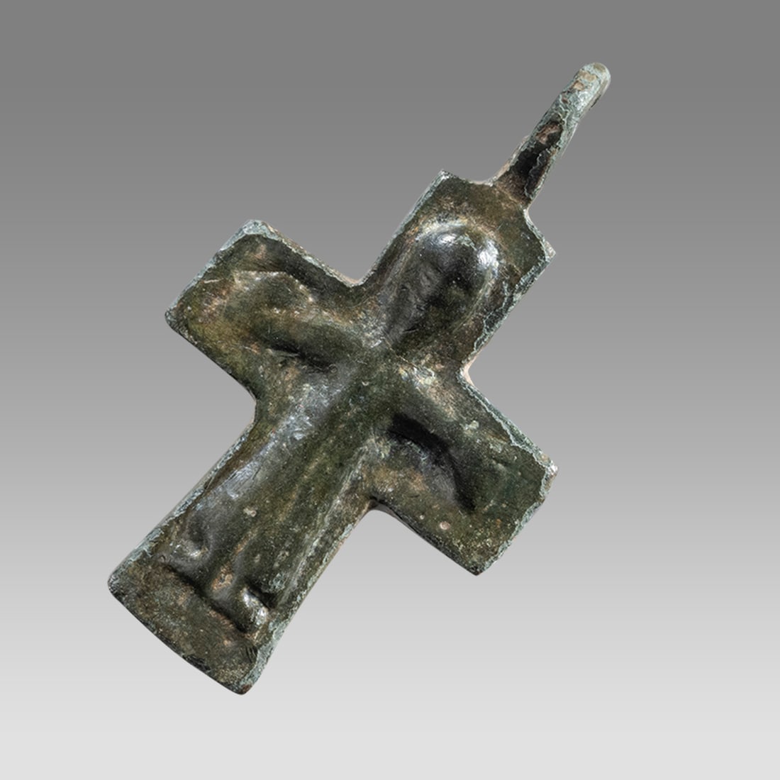 Ancient Byzantine Bronze Cross c.6th-8th century AD. (1 of 2)