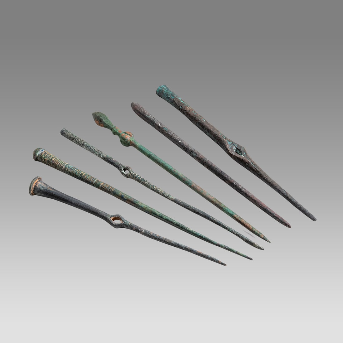 Lot of 6 Ancient Roman bronze pins and Needles c.2nd century AD. (1 of 1)