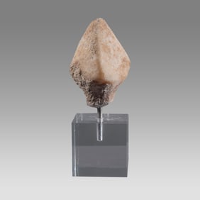 Ancient Near Eastern Marble Idol Head c.1200 BC.