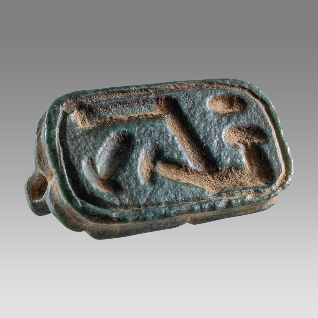 Ancient Roman Bronze Buckle with Decoration c.2nd century AD. (1 of 2)