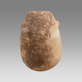 Ancient Egyptian Alabatser vessel Late Period c.600-30 BC.