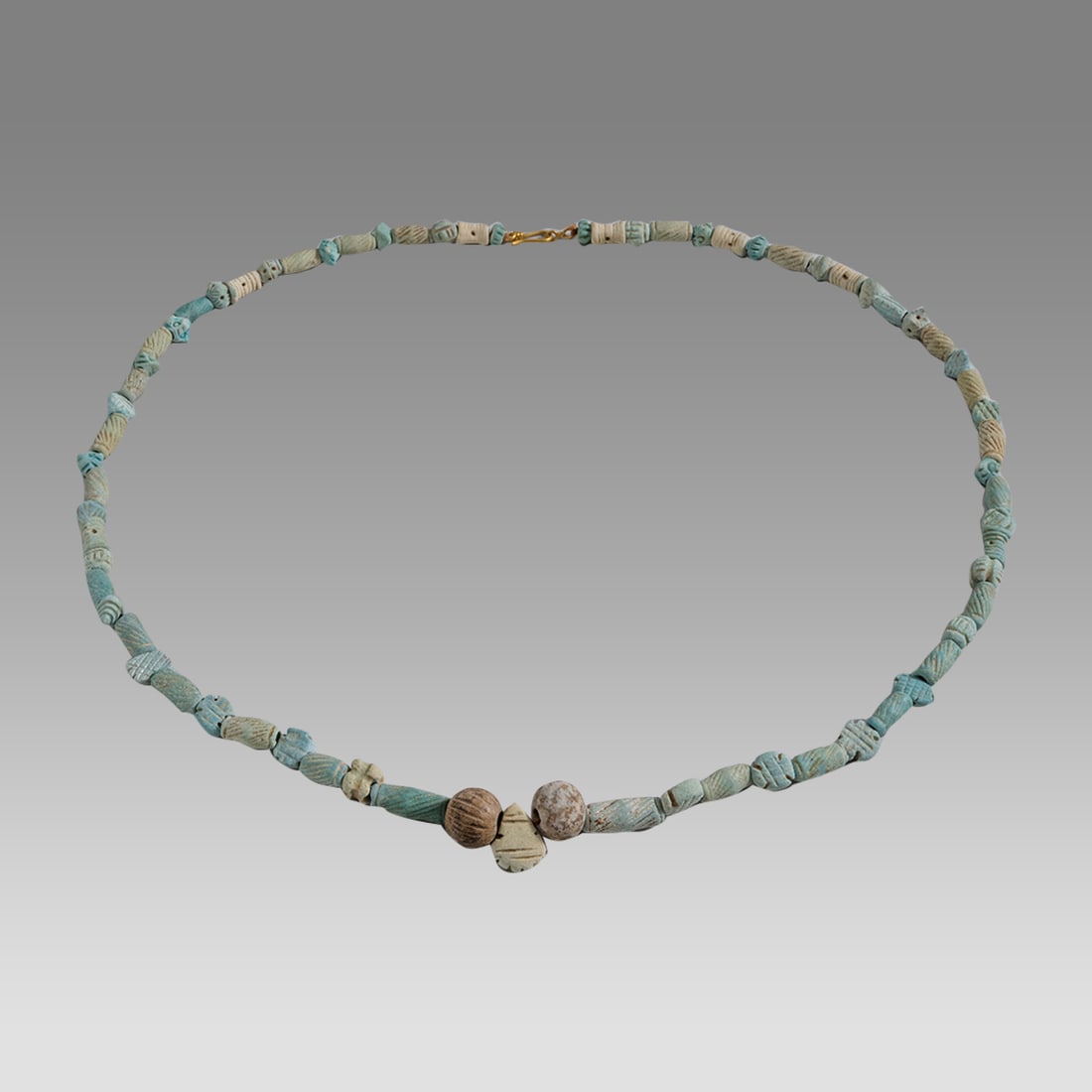Ancient Roman Faience bead Necklace c.1st-4th century AD. (1 of 1)