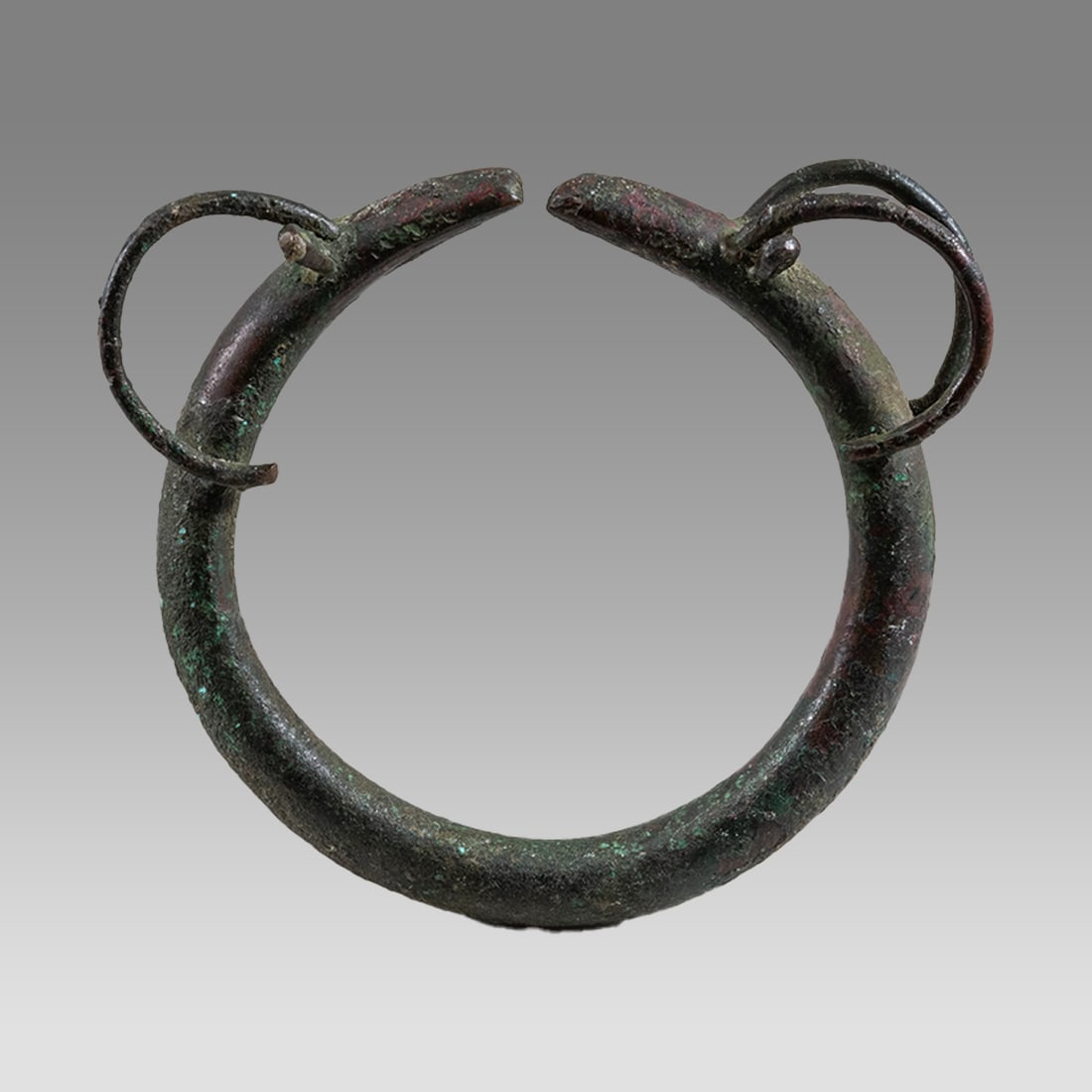 Near Eastern Luristan? Bronze Bracalet with stag heads c.800 BC. (1 of 2)
