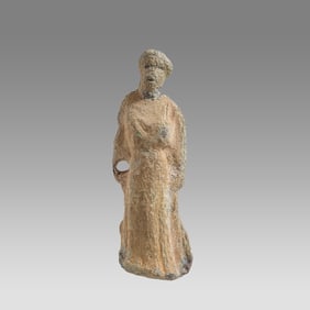 Ancient Roman Lead Female goddess c.2nd century AD.