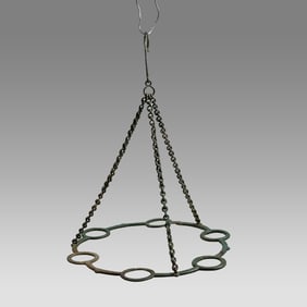 Ancient Byzantine Bronze Chandlier c.8th century AD.