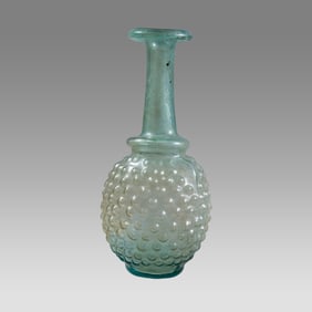 Ancient Roman Glass Grape Flask c.2nd century AD.