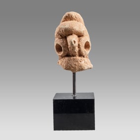 Lot of 2 Ancient Terracotta Heads c.2000 BC-2nd century AD.