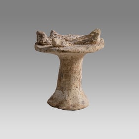 Terra Cotta Syro-Hittite offering table with birds - ca. 2000 BC.