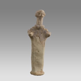 Terra Cotta Syro-Hittite Ashtarte Figurine / Goddess