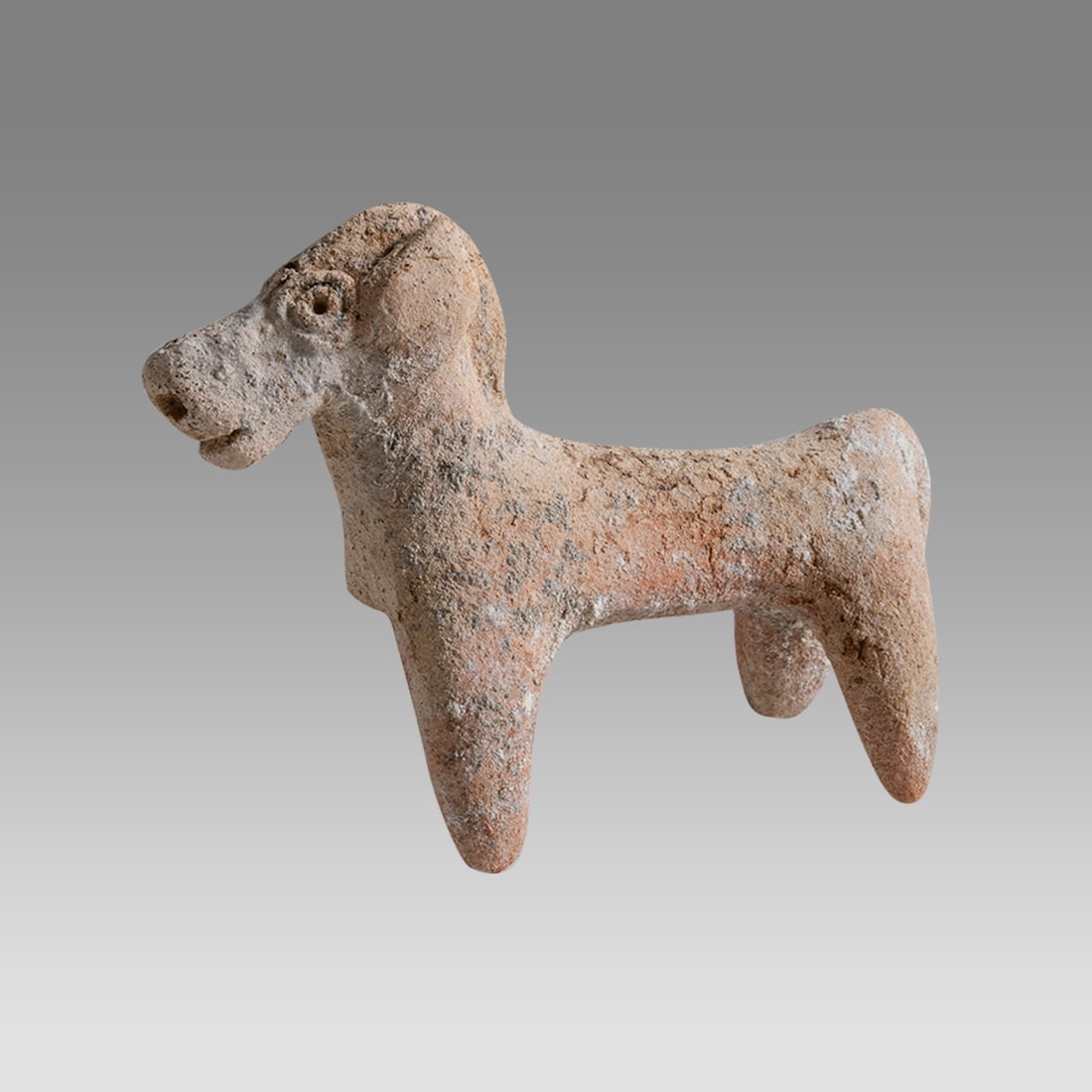 Terra Cotta Syro-Hittite four legged figure Animal (1 of 2)