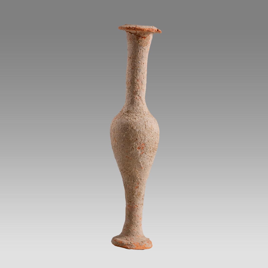 Terra Cotta Spindle Flask/ bottle Hellenistic/ Roman - ca. 100 BC – 100 AD. (1 of 3)