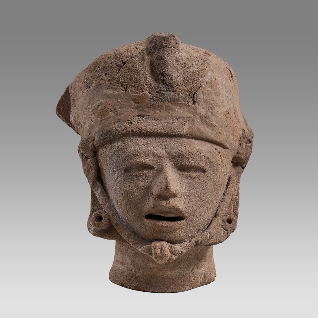 Ancient Veracruz Pottery Head Remojadas, Veracruz, Mexico. c.600-900 AD. (1 of 3)