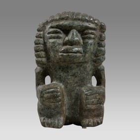Pre Columbian Guerrero Style Stone Figure.