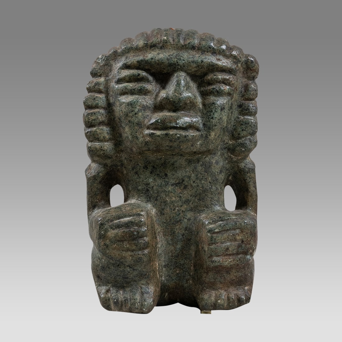 Pre Columbian Guerrero Style Stone Figure. (1 of 3)