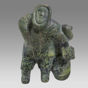 Inuite Soapstone Figure.