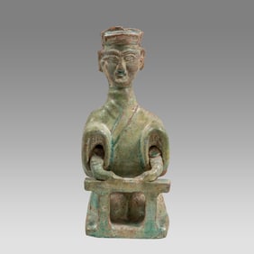 Ancient China, Ceramic Figure Han Dynasty c.206-220 AD.