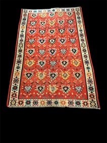 Antique Caucasus Kazak Kilim.