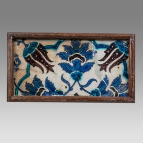 17th century Ottoman, Ceramic Tile.