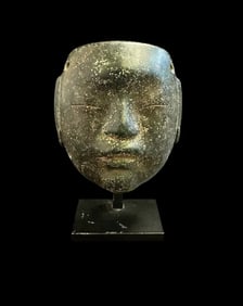 Pre Columbian, Colima Style stone Mask.