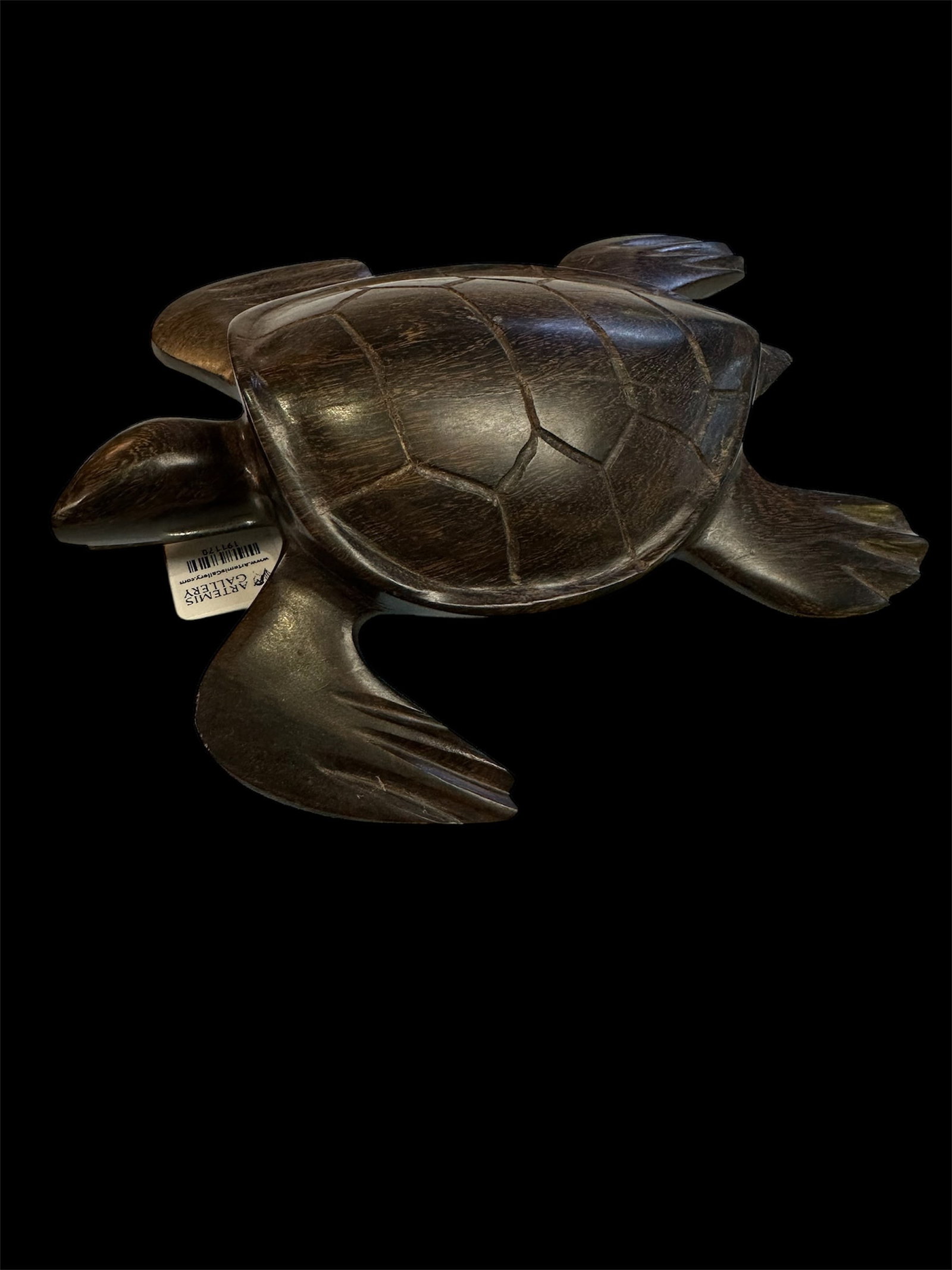 African Or Asian? Carved Hard Wood Turtle.: African Or Asian? Carved Hard Wood Turtle. Carved Hard Wood Turtle Sculpture. Size: 9 inches (22.9 cm) length x 7 5/8 inches (19.4 cm) width Material: Hard woodA finely carved sculpture of a turtle in