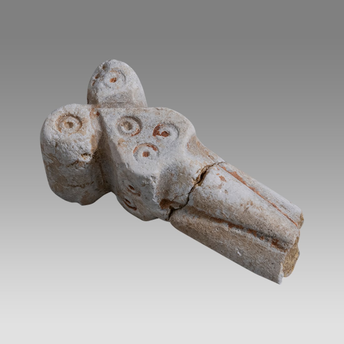 Ancient Near East, Anatolia, Tell Brak, Eye Idol c.3300-2500 BC. (1 of 3)