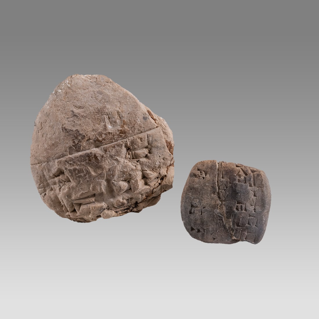 Lot of 2 Ancient Mesopotamian Cueniform Tablets c.1900 BC. (1 of 1)