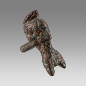 Ancient Roman Egyptian Bronze Figure of Falcon c.1st-2nd century AD.