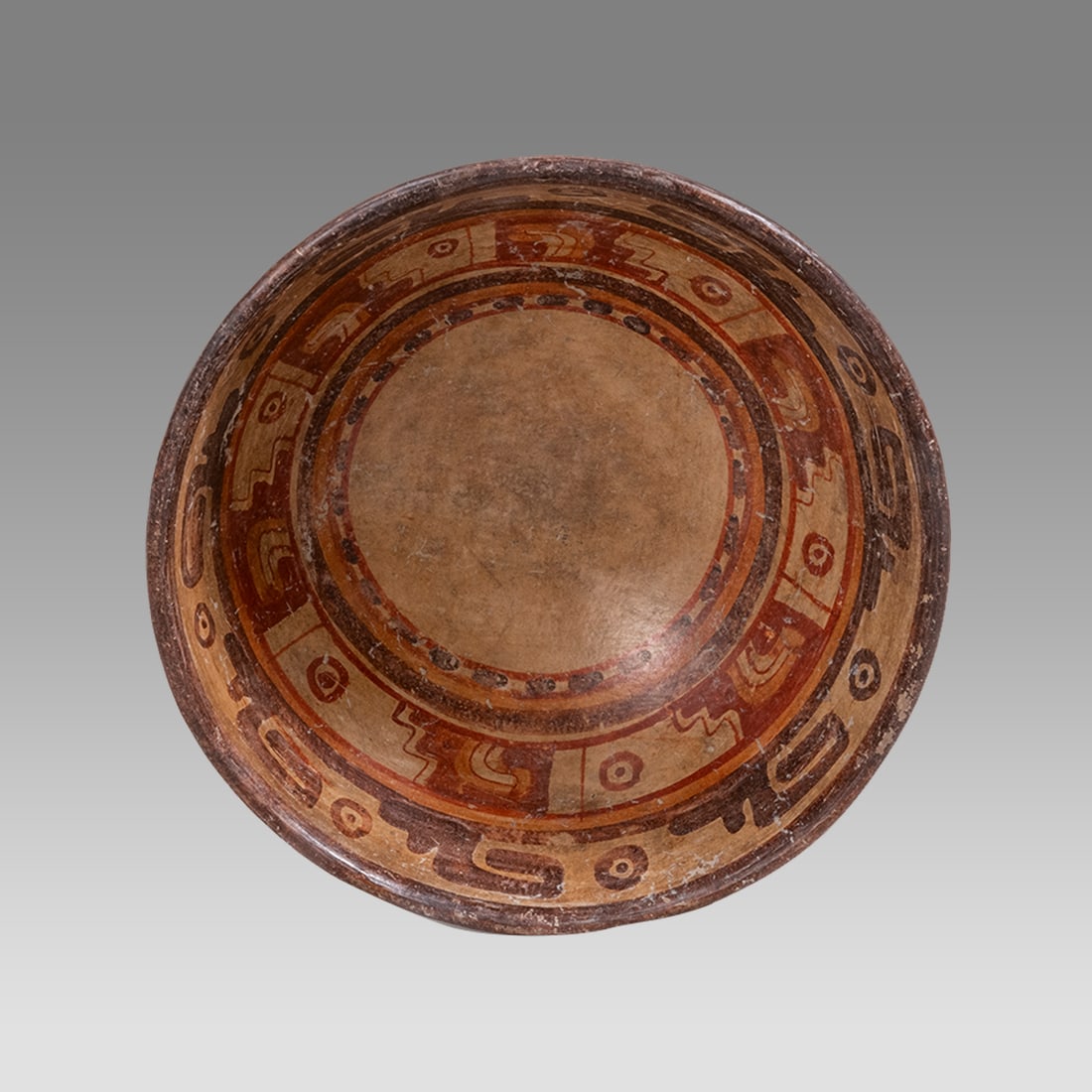 Ancient Pre Columbian, Maya Ulua Valley Polychrome Bowl c.550-850 AD. (1 of 3)