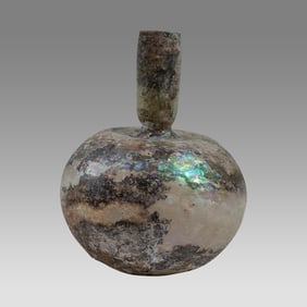 Ancient Roman Glass Bottle c.2nd-3rd century AD.