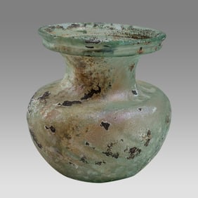 Ancient Roman Glass Bottle c.2nd-3rd century AD.